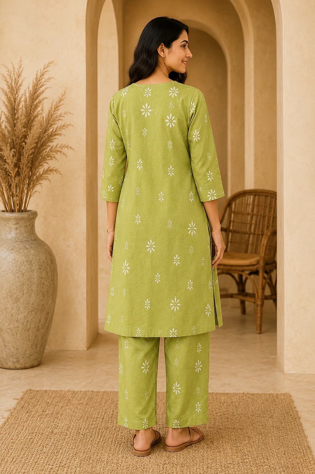 Pista Green Co-ord Set